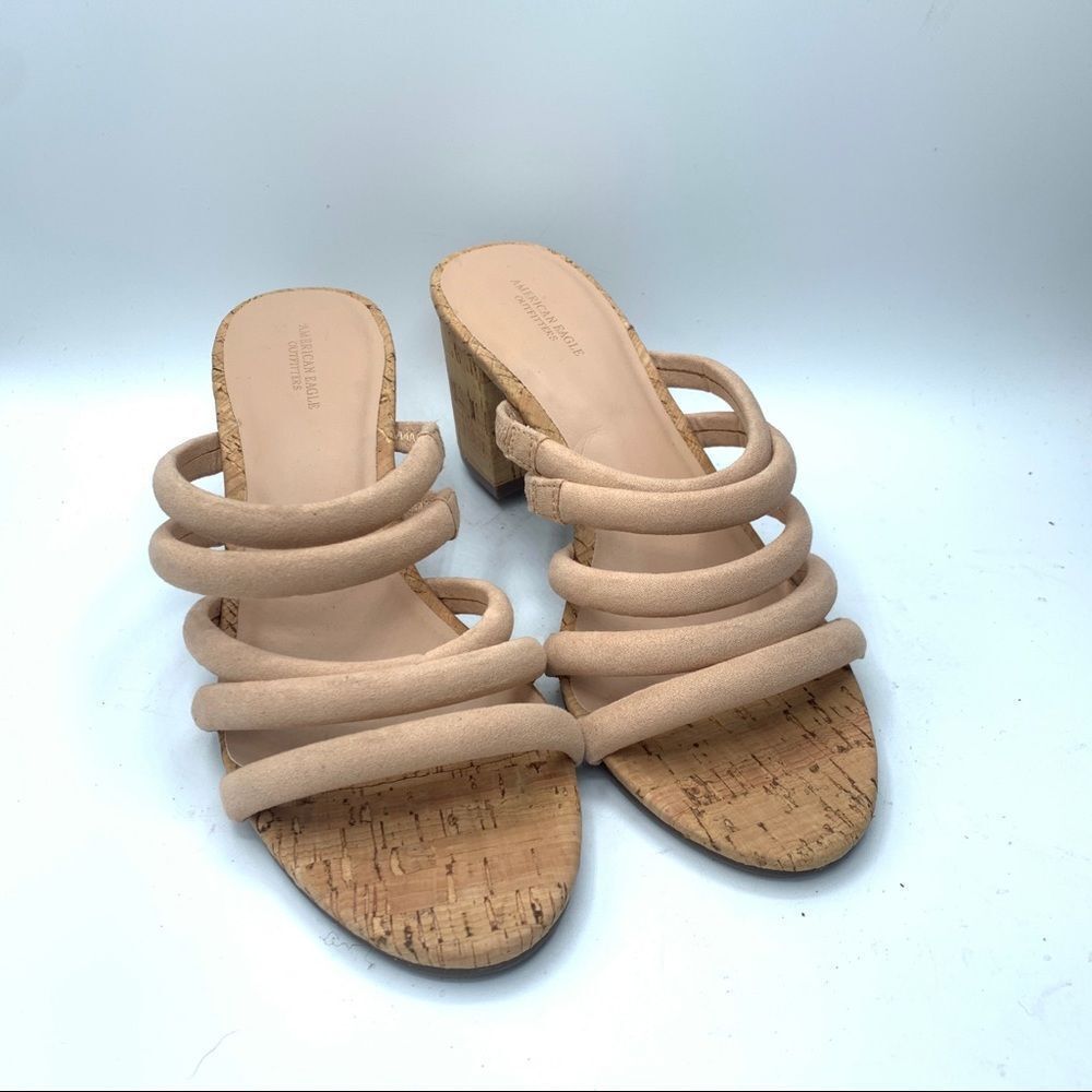 American Eagle  Outfitters Strappy Mule Block Heel